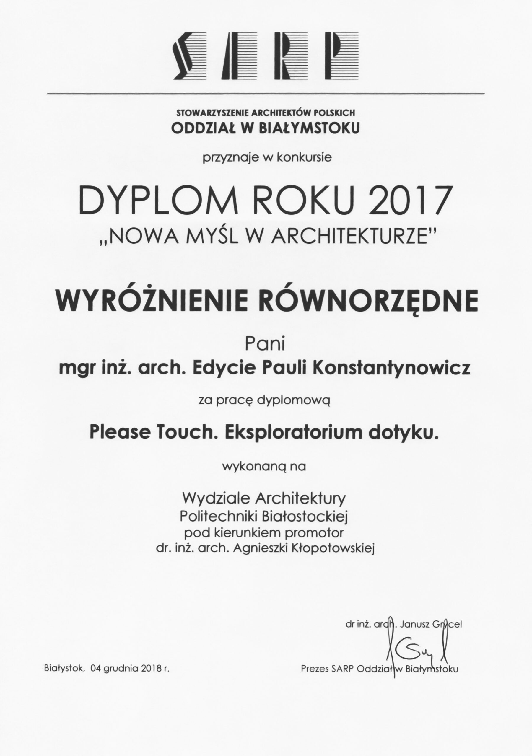 Tendencje Edyta Konstantynowicz - Dyplom 4