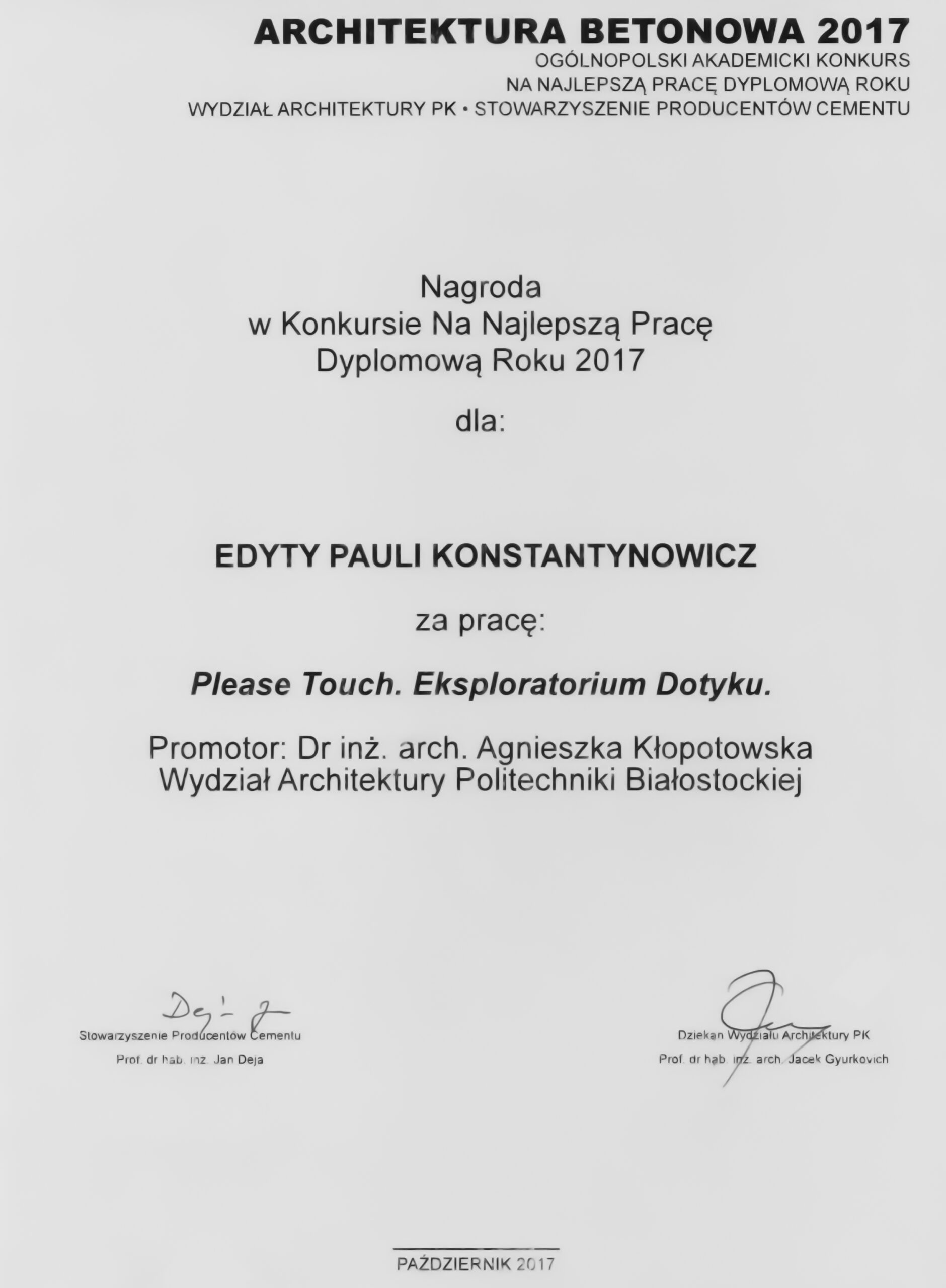 Tendencje Edyta Konstantynowicz - Dyplom 3